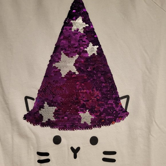 Halloween T-Shirt - Reversible Sequins - Youth Size XL - Picture 3 of 9